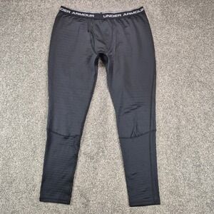Under Armour ColdGear Base 4.0 Leggings Mens 2XL Black Thermal Pants